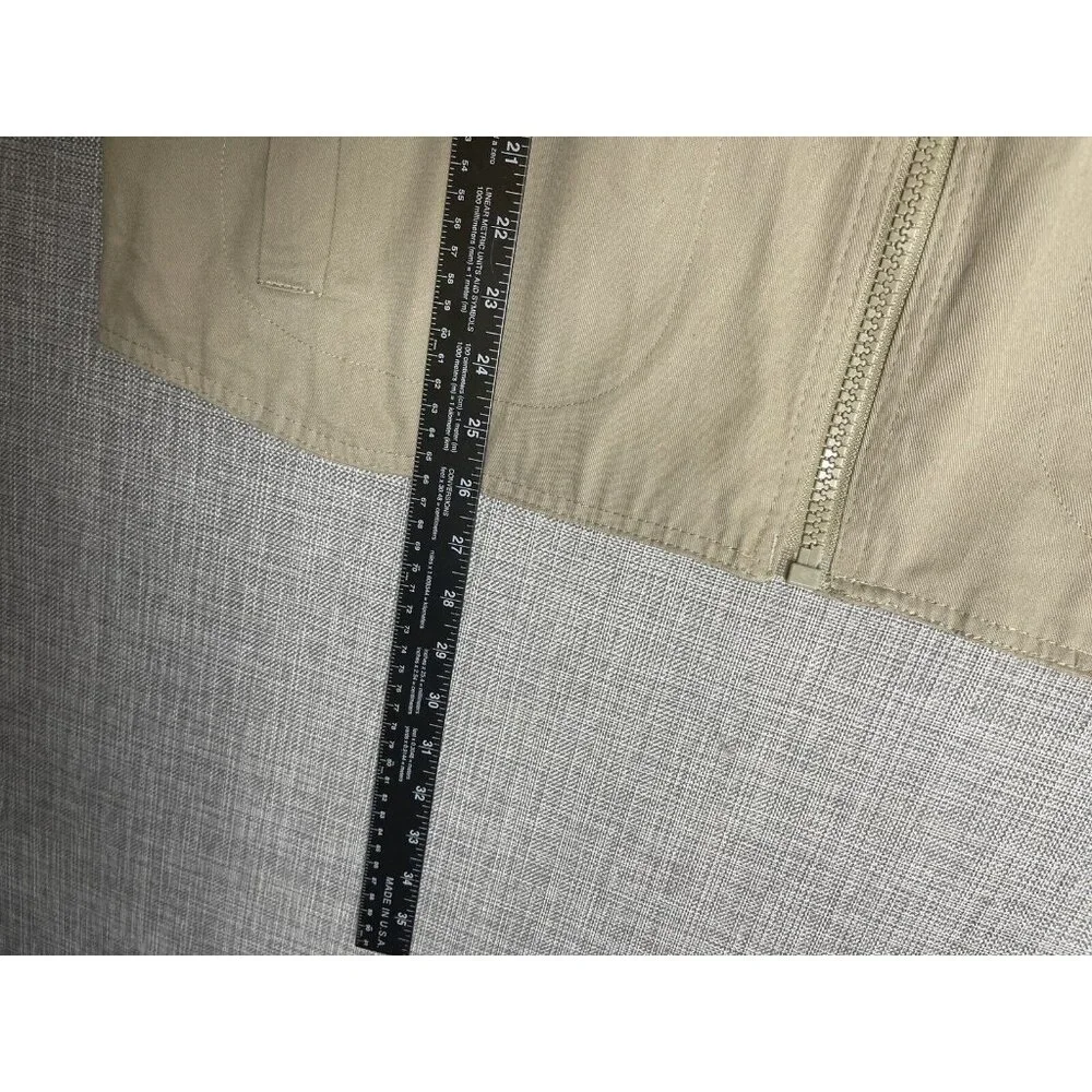 HUMVEE Vest Mens Large Khaki Back Pocket Hunting Photography Fishing Cargo Tan - Picture 5 of 11